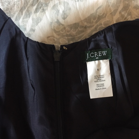 EUC J. Crew navy blue dress - Picture 7 of 9